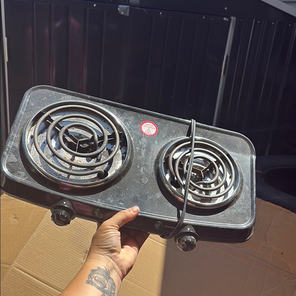 Double Burner Electric Stove